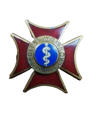 111 Military Hospital - Poznań , smaller size 25x25mm [standard has 50x50mm], badge
