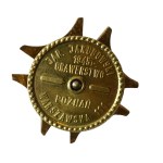 111 Szpital Wojskowy - Poznań , mniejszy rozmiar 25x25mm [standard ma 50x50mm], odznaka