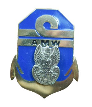 Graduate of the Naval Academy - Gdynia , pattern 1 (1995), badge