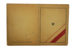 Legitymacja Medal 10-lecia Polski Ludowej , dated July 22, 1955. ,