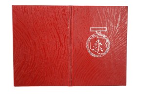Legitimation Silver Badge for Merits for Environmental Protection and Water Management , dated 16.05.1990.