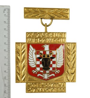 Badge for Merit in the Development of the Poznań Province [LARGE SIZE 88x88mm , standard size is 33x33mm].