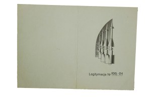 Legitimation Commemorative Badge on the occasion of the 20th anniversary of the 76th Air Defense Missile Squadron.