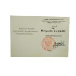 Legitymacja Odznaka Pamiątkowa z okazji dwudziestej rocznicy powstania 76 Dywizjonu Rakietowego Obrony Powietrznej