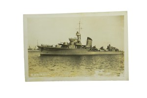 ORP GROM postcard photograph by L. Durczykiewicz, Gdynia