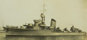 ORP GROM postcard photograph by L. Durczykiewicz, Gdynia