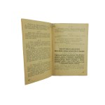 The Law on the Provision of Persons Meritorious in Fights for Independence of the Polish State, Torun 1938