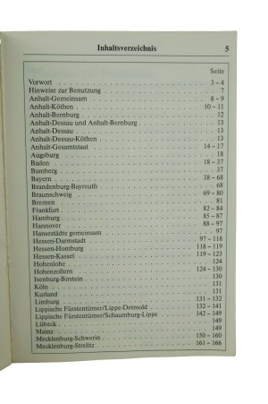Orders and decorations of Germany 1800-1945, 1985/86 edition with prices in DM