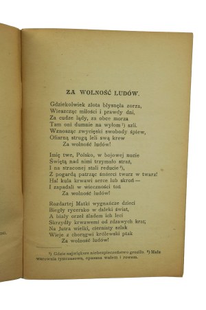 OPPMAN Artur - Songs about the Belvedere Uprising , Warsaw 1918