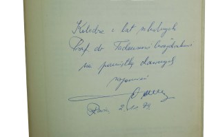 SUCHOWIAK Kazimierz - Moje wspomnienia z życia w okupowanej Wielkopolsce , Rawicz 1977, dedication by the author