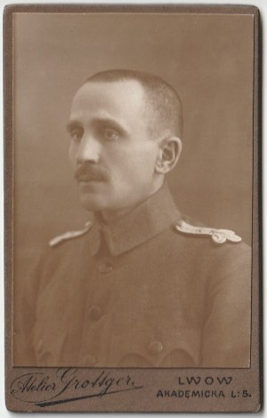 Lviv - Atelier Grottger. Man in uniform
