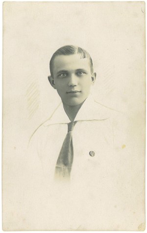 KRZEMIENIEC (Volhynia). Portrait of a young man
