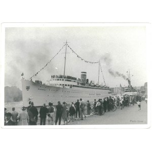 SZCZECIN. Statek pasażerski Tannenberg, 1935 r.