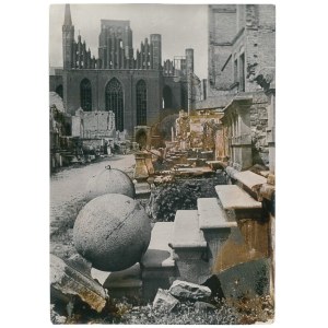 GDAŃSK. Kościół Panny Marii, 1949 r.