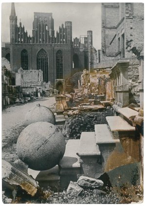 GDAŃSK - Church of the Virgin Mary, 1949.