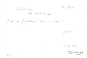 KOŁBACZ (Gryfino district). Church, 1956.
