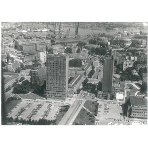 GDAŃSK. Z lotu ptaka, 1989 r.