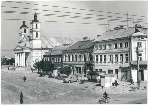 SUVAŁKI. Old buildings, 1971.