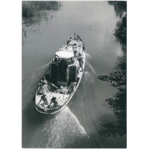 MAZURY. Kanał łączący jeziora Kisajno i Niegocin, 1973 r.