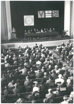 WARSAW. 5th Reunion of Alumni and Lecturers of SGGW, 1970.
