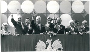 WARSAW. May 1, main grandstand, 1970s.