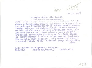 SUVAŁKI. House Factory, 1978.