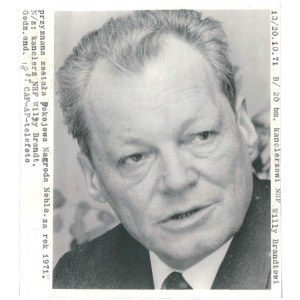 WILLI BRANDT. Pokojowa Nagroda Nobla, 1971 r.