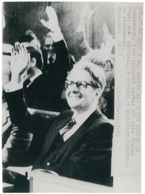 HANS JOCHEN VOGEL, SPD candidate for the Bundestag, 1983.