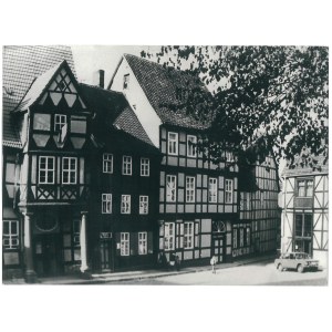 QUEDLINBURG. Kamieniczki z XVIII w., 1981 r.