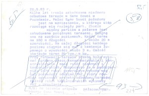 POSTDAM. Sanssouci Palace, 1983.