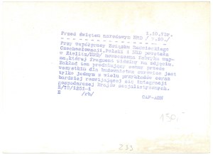 ZIELITZ. Modern lime factory, 1973.