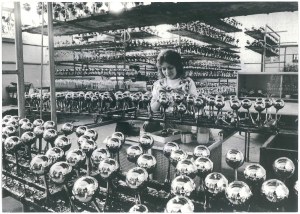 DVUR KRALOVE. Christmas tree ornament manufacturing cooperative, 1974.
