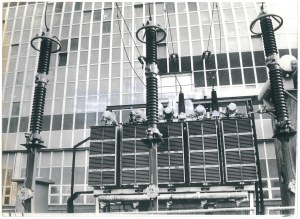 NOVAKY. Thermal power plant in Slovakia, 1977.