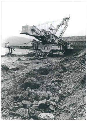 LIGNITE COAL MINE. 1971 r.