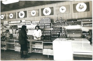 KOZŁOWO (Nidzica district). Community store, 1977.