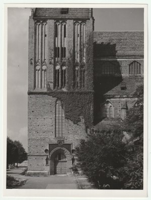 STARGARD. Tower of St. Mary's Parish Church, 1955.