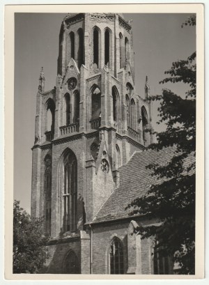 SZCZECIN-DĄBIE. Parish church, 1955.