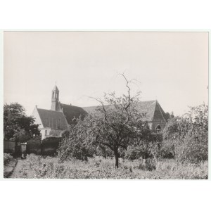 CHOJNA (pow. Gryfino). Zabudowania poklasztorne, 1960 r.