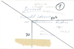 GOŁAŃCZ (district of Wągrowiec). Health center, 1970s.