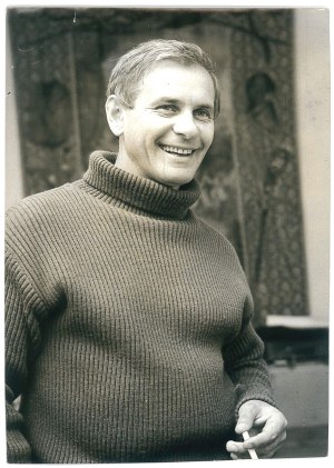 TADEUSZ ŁOMNICKI. Television Theater announcement, 1979.