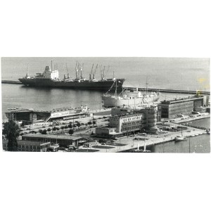 GDYNIA. Port z lotu ptaka, 1976 r.