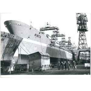 GDAŃSK. Statek Wineta, 1975 r.
