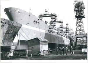 GDAŃSK - Ship Wineta, 1975.