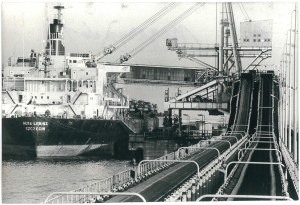 GDAŃSK. northern port, 1982.