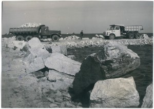 GDAŃSK. northern port, 1971.