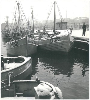 GDYNIA. Fishing port, 1976.
