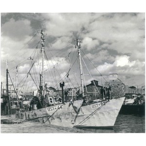 USTKA (pow. Słupsk). Port rybacki, 1969 r.