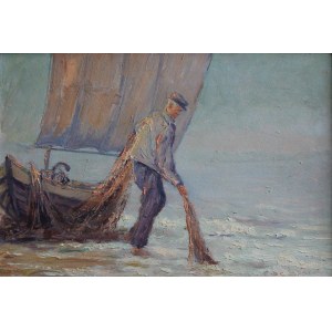 Antoni Bradé [De Bradé], Rybak z sieciami