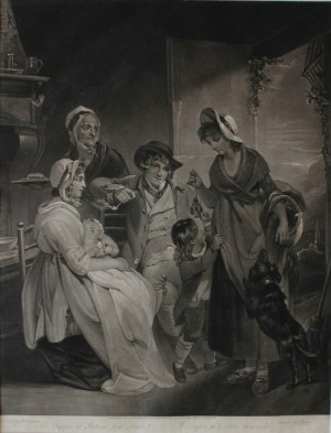 Joseph Grozer by Henry Singleton, Return from the Market, 1798