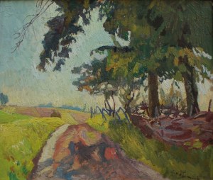 Stanislaw Kamocki, Landscape with a Road